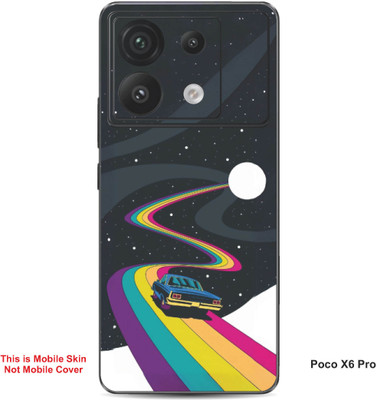VYBE The Smart Choice Poco X6 Pro Art Embossed Mobile Skin(Halloween 1)