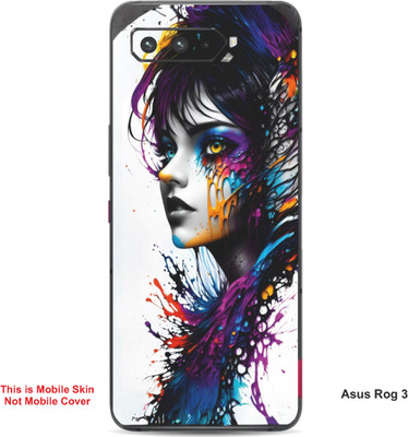 VYBE The Smart Choice Asus Rog 3 Art Embossed Mobile Skin(Desert Storm 1)