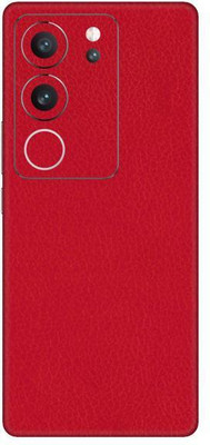 Vcare GadGets Vivo V29 5G Mobile Skin(Red Leather)