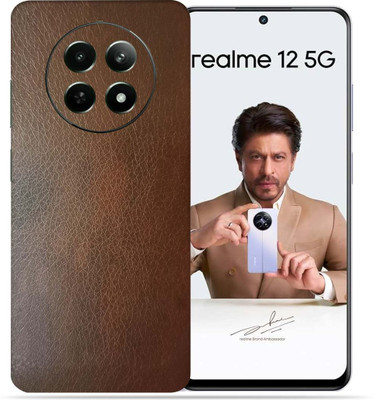 OggyBaba Realme 12 5g Mobile Skin(Brown Leather)