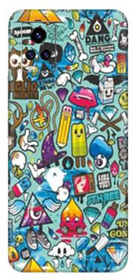 Mudshi Vivo V20 Mobile Skin(Multicolor)
