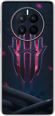 FCS Huawei Mate 50E Printed Back skin Mobile Skin(Nubia Red Texture)