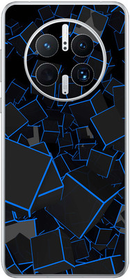FCS Huawei Mate 50 Pro Printed Back skin Mobile Skin(Box Blue)