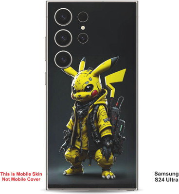 VYBE The Smart Choice Samsung S24 Ultra Pikachu Embossed Mobile Skin(Bird Yellow 15)