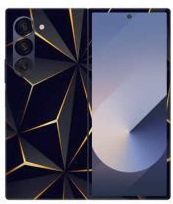 Vcare GadGets Galaxy Z Fold 6 (5G) Mobile Skin(Black & Gold)