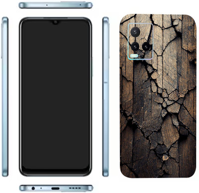 Pochanki Vivo Y33t Mobile Skin(Abstract Cracks Skin With Glossy Matte Finish.)