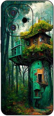 wrap craft VIVO IQOO Z9 TURBO 5G Premium Vinyl BACK 45 Mobile Skin(Multicolor)