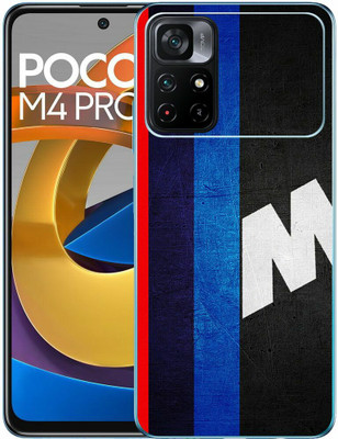 FCS Poco M4 Pro 5G Printed Back skin Mobile Skin(M Logo Skin)