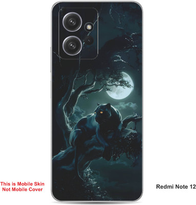 VYBE The Smart Choice Redmi Note 12 Black Panther Mobile Skin(Plantation 21)