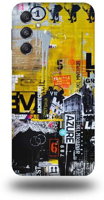 Mclaxa SAMSUNG Galaxy M35 Mobile Skin(Abstract Azure)