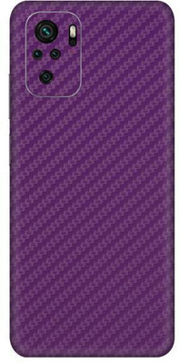 Vcare GadGets Redmi Note 10 S Mobile Skin(Fiber Carbon Purple)