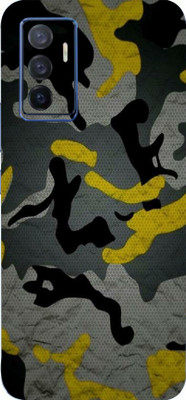 AsSkin Vivo V23e 5G Mobile Skin(Ultra Super Militay Yellow Camouflage Skin With High Matte Finish)