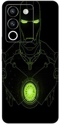 Vcare GadGets Green Black Vivo Y200 5G Mobile Skin(Multicolor)