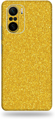 TJ CREATION mi 11x 5g, Mi 11x 5g Mobile Skin(Ultra Super Golden Glitter Skin With High Matte Finish, Mobile Skin (Back+Side+Camera))