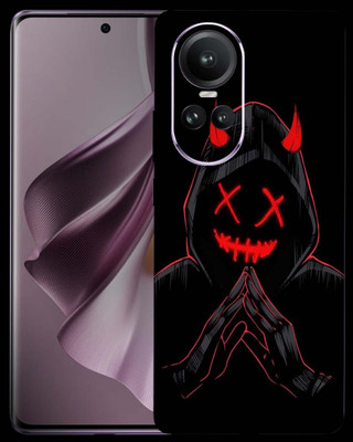 BugguSkin OPPO Reno10 5G Mobile Skin(Ulltra Super Dark Black Abstract Shape Skin With High Matte Finish., Mobile Skin (Back+Side+Camera))