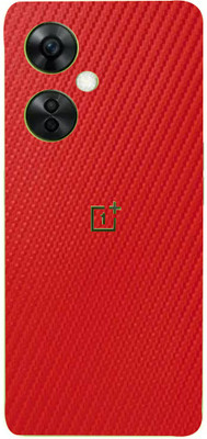 AsSkin One Plus Nord Ce3 Lite 5G, one plus nord ce3 lite 5g, One Plus Mobile Skin(Ultra Super Red Carbon Fiber Wrap Sticker Mobile Skin With High Matte Finish.)