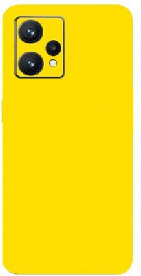 AsSkin Realme 9 Mobile Skin(Ultra Super Yellow Matte Matte Finish With High Gloss Finish).)