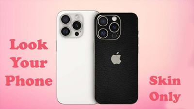 BugguSkin IPHONE 16 PRO MAX Mobile Skin(Black)