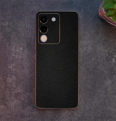 BugguSkin vivo Y200 Pro 5G Mobile Skin(Ulltra Super Sparkling Black Glitter Skin With High Matte Finish., Mobile Skin (Back+Side+Camera))