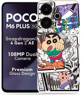 OggyBaba OggyBaba Poco M6 Plus 5g Mobile Skin(Crayon Shinchain)