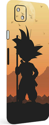 BUGGU Google Pixel 4a Mobile Skin(Ultra Super Goku SunSet Skin With High Matte Finish.)