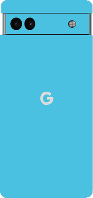 AsSkin Google Pixel 6A, google pixel 6a Mobile Skin(Ultra Sky Blue Matte High Gloss Finish).)