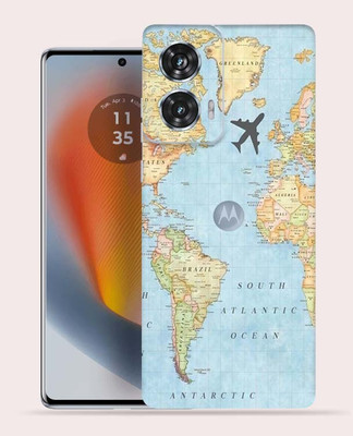 OggyBaba Motorola Edge 50 Fusion 5g Mobile Skin(Word Map)