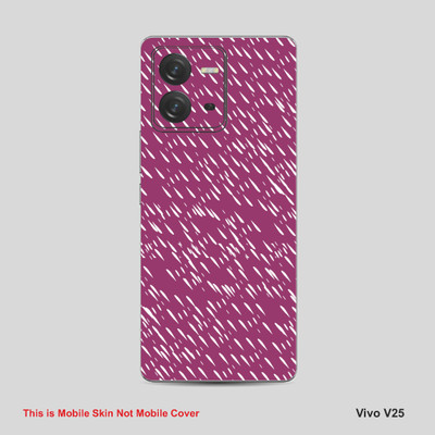 VYBE The Smart Choice Vivo V25 Pattern Mobile Skin Mobile Skin(Multi ColourCB20)