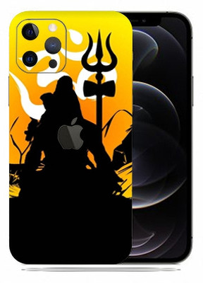 SkinoMania Apple i phone 15 pro max Mobile Skin(Om-Shiva Multicolor Mobile Skin)