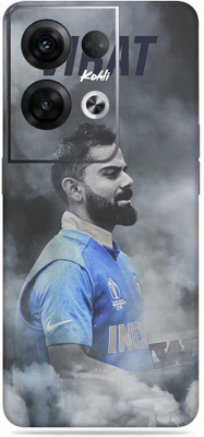 SkinoMania Oppo Reno 8 Pro 5G Mobile Skin(Multicolor Kohli Poster Art)