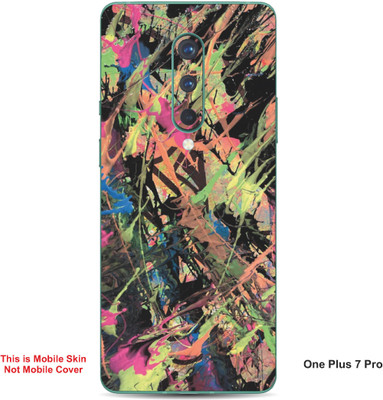 VYBE The Smart Choice One Plus 7 Pro Abstract Embossed Mobile Skin(Ball Blue A1)