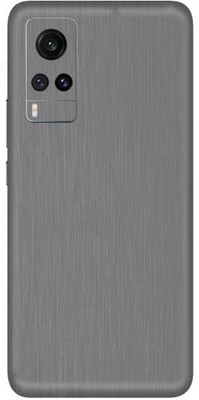 Vcare GadGets Vivo X60 Mobile Skin(Brushed Silver)
