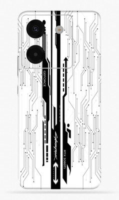 OggyBaba OggyBaba Poco M7 pro 5g Mobile Skin(White-CyberPunk)