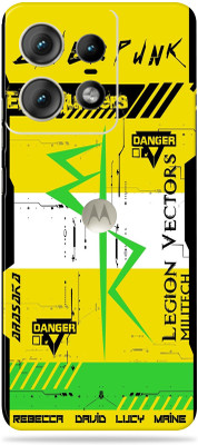 WeCre8 Skin's motorola edge 50 pro Premium Vinyl Mobile Skin (Multicolor) Mobile Skin(danger cyberpunk)