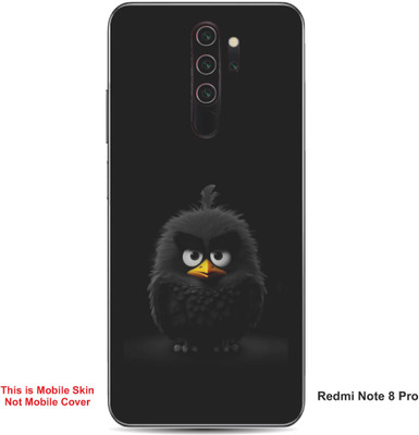 VYBE The Smart Choice Redmi Note 8 Pro Angry Bird Embossed Mobile Skin(Iridium A1)