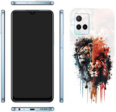 Pochanki Vivo Y33t Mobile Skin(Colorfull Loin Skin With Glossy Matte Finish.)