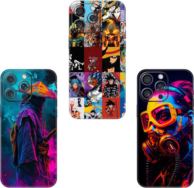 wrap craft APPLE IPHONE 12 MINI COMBO (PACK OF 3) Premium Vinyl BACK Mobile Skin(Multicolor)
