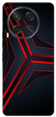 Vcare GadGets Camon 30 (5G) Mobile Skin(Red & Black)