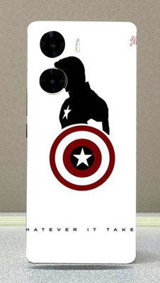 SkinoMania Vivo V29e Mobile Skin(Captain America B&W Multicolor Mobile Skin)