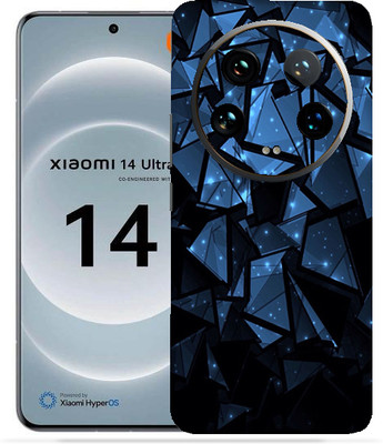 OggyBaba Xiaomi 14 ultra Mobile Skin(Blue Poly)
