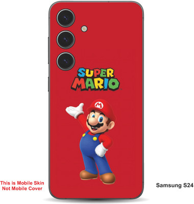 VYBE The Smart Choice Samsung S24 Super Mario Embossed Mobile Skin(Engine Red 14)