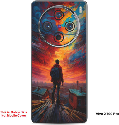 VYBE The Smart Choice Vivo X100 Pro Art Embossed Mobile Skin(Denim 19)