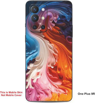VYBE The Smart Choice One Plus 9R Art Embossed Mobile Skin(GunmokeA6)