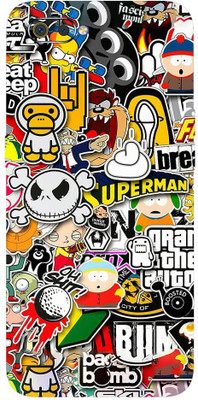 DHARKOTI Mobile Skin for Oppo A1k (Coverage Back Camera Sides) (Design Cartoon) Mobile Skin(Multicolor)