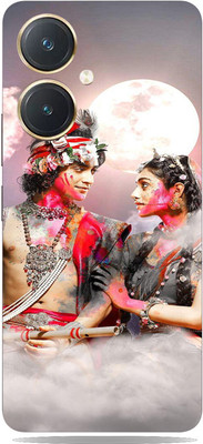 SkinoMania Vivo y27 Mobile Skin(LordRadhaKrishna Multicolor Mobile Skin)