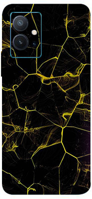 AsSkin Vivo T1 5g, vivo t1 5g, vivo Mobile Skin(Ultra Super Black Abstract With High Matte Finish .Skin..)