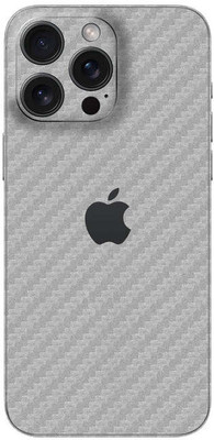 Xskin iphone 15 Pro Mobile Skin(Silver Carbon)