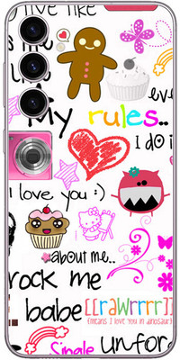 FCS Samsung Galaxy M34 5G Printed Back skin Mobile Skin(Writing)