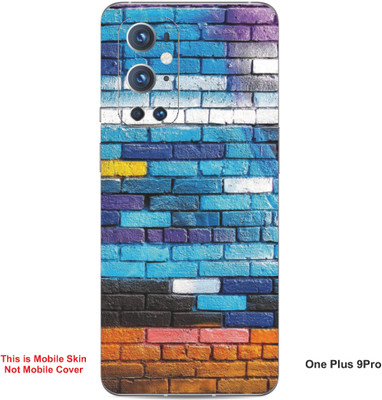VYBE The Smart Choice One Plus 9 Pro Art Embossed Mobile Skin(Peacock Blue A5)