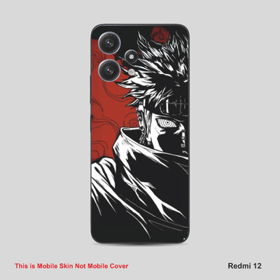 VYBE The Smart Choice Redmi 12 Pain Konoha Raid Naruto Mobile Skin Mobile Skin(Pale Grey A17)